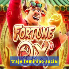 traje feminino social